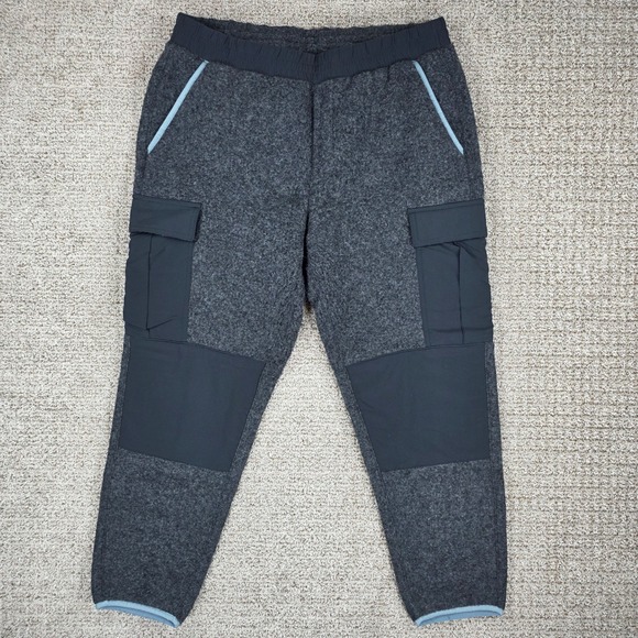 Smartwool Pants - Smartwool Womens Hudson Trail Gray Wool Blend Cargo Jogger Pants Size Large L